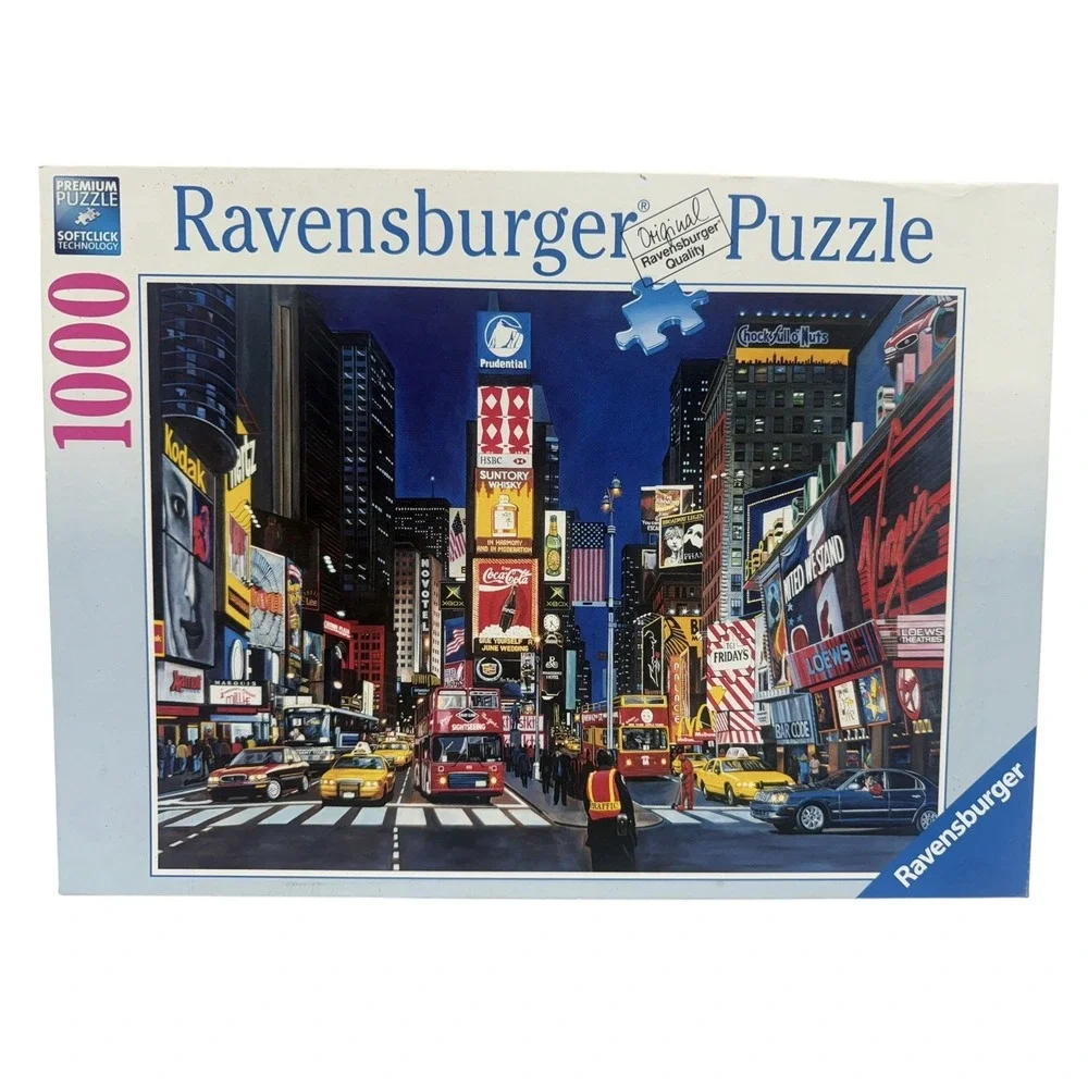 Ravensburger Times Square NYC 1000 Piece Jigsaw Puzzle #192083 Complete